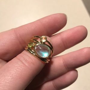Size 8 faux stone ring.